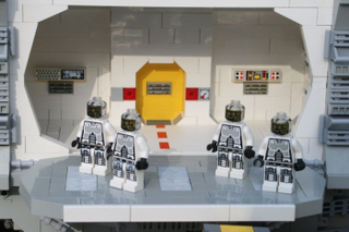 Illustration for article titled Lego Colonial Space Ship Is Big Enough to Terraform Real Planets